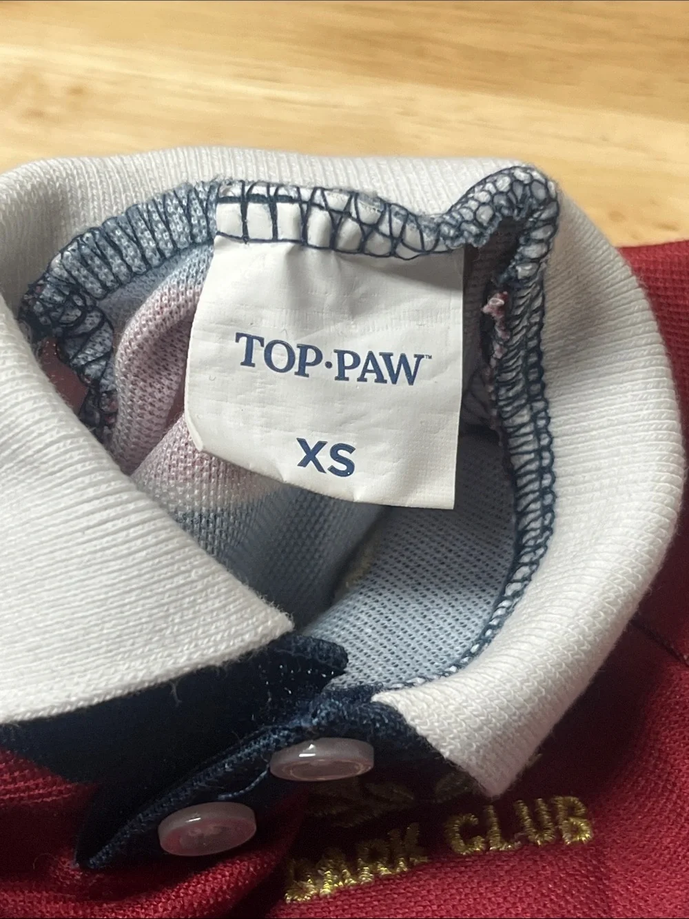 Top Paw Red & Navy Polo Pet Dress